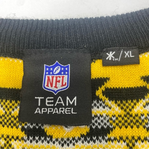 NFL Steelers Black and Yellow Vest Men’s XL FOOTBALL NFL PITTSBURGH - Picture 3 of 12